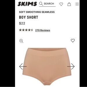 SKIMS Soft Smoothing Seamless Boy Short - 
Comfort all day
Color. Ochre